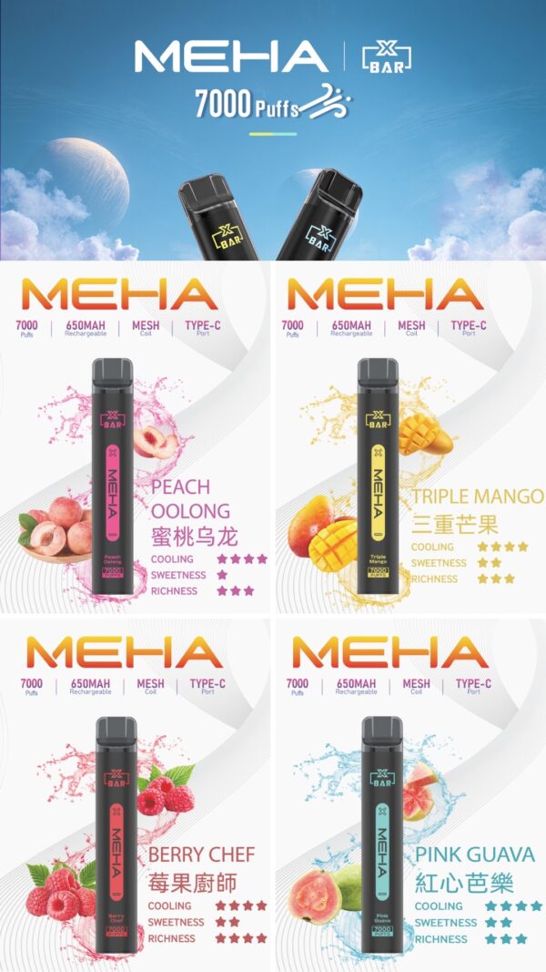 🔋魅嗨Meha 拋棄式 7000口🔋