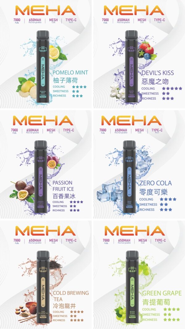🔋魅嗨Meha 拋棄式 7000口🔋