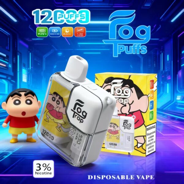 🔋Fog Trap 蠟筆小新x拉布布聯名款 拋棄式電子煙 12000口🔋